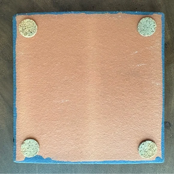 Easter Baby Chick Artisan Coaster/Small Hot Plate Hand-Painted Ceramic Tile - Picture 5 of 8